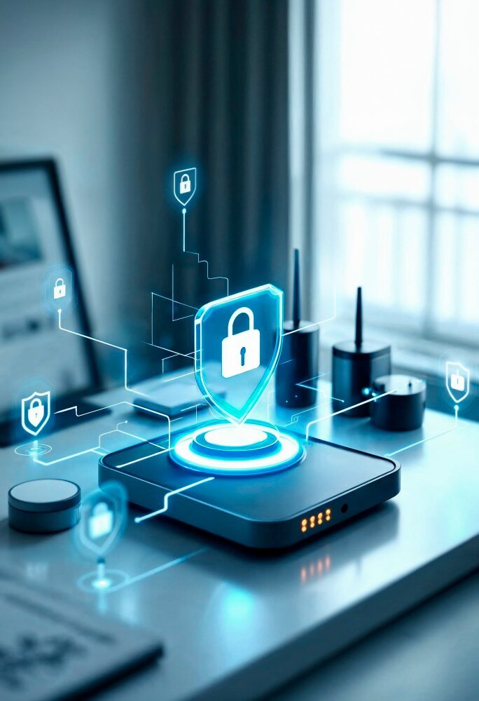 Cybersecurity and data protection concept